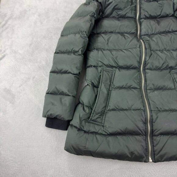 Burberry Green Puffer Down Jacket Women’s Size XS - Picture 11 of 15